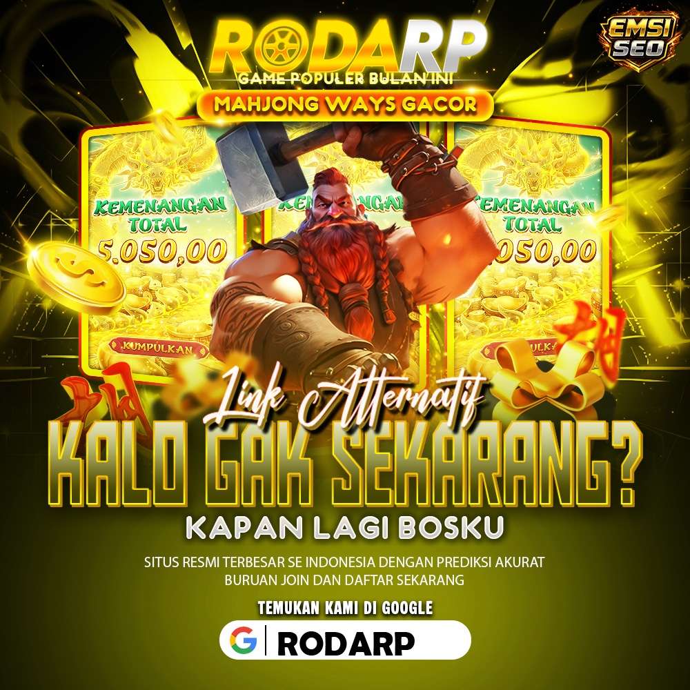 RODARP: Ialah Situs Slot Gacor Online Resmi Slot Game Terbaik Hari Ini